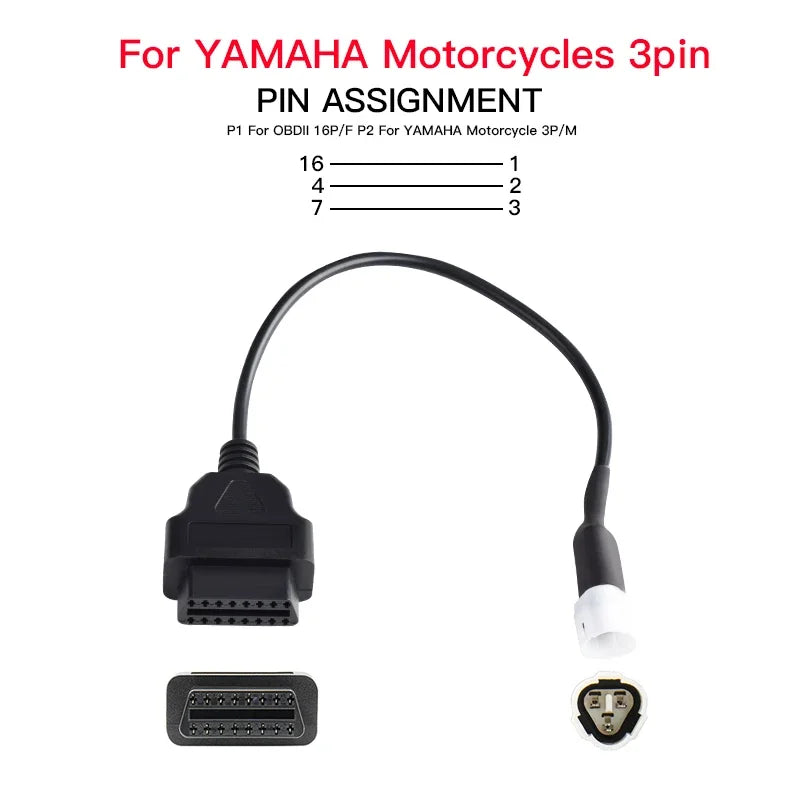 OBD2-Stecker für Honda 6Pin Motorrad – SwissGlanzGarage Ansicht 3