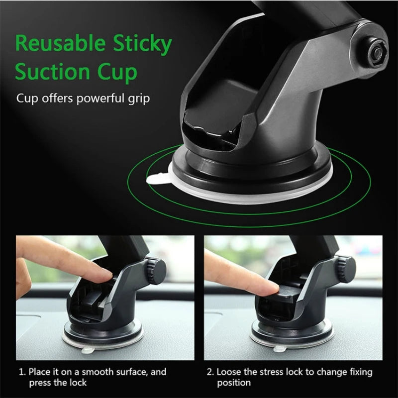 Sucker Autotelefonhalter Halterung Ständer GPS Telefon Mobile Handyständer für iPhone 13 12 11 Pro Max X 7 8 Xiaomi H...