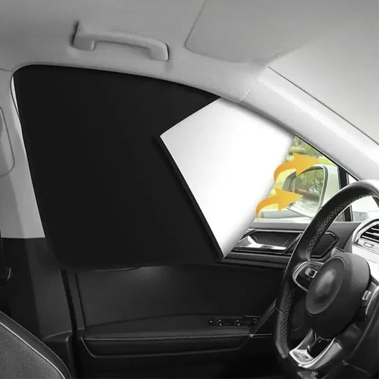 Auto-Sonnenschutz mit Magnetverschluss – SwissGlanzGarage Ansicht 2