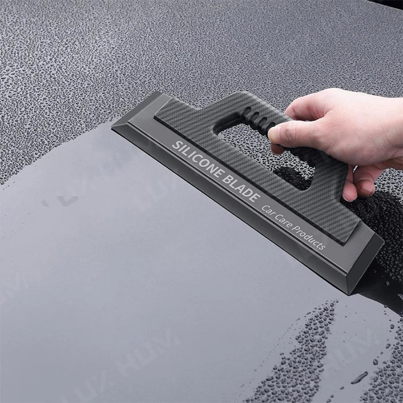 Auto Fenster Rakel Kratzfreie Windschutzscheibe Silikon Klinge Anti-Rutsch Griff Scheibenwischer Auto Detaillierung G...