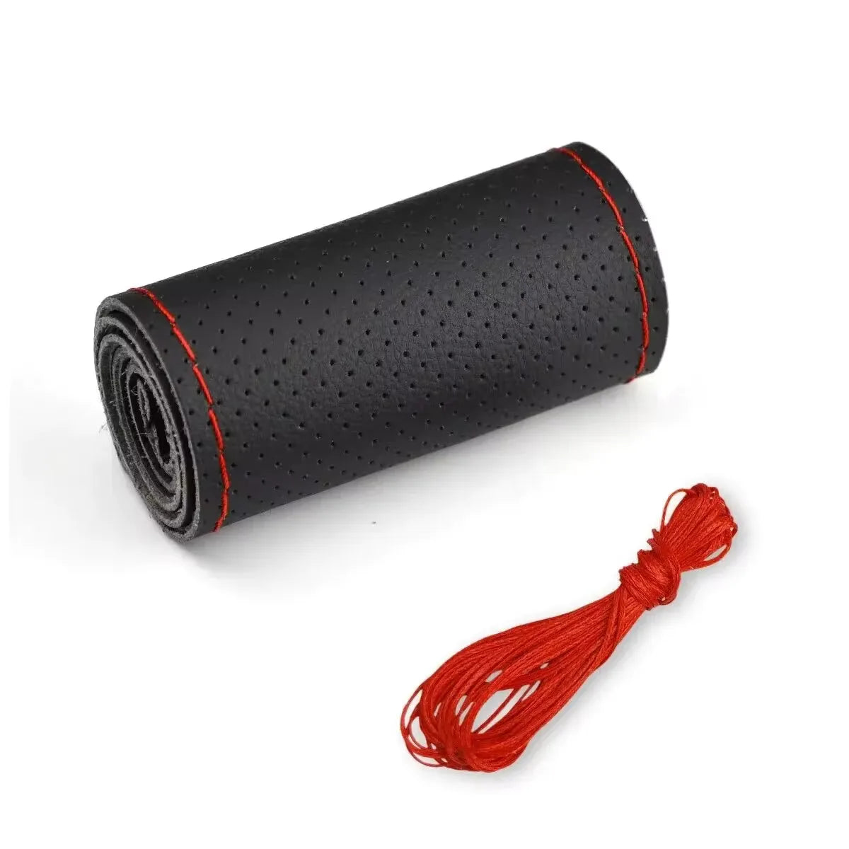 Universal Lenkradbezug Leder zum Naehen 38cm – SwissGlanzGarage Ansicht 6