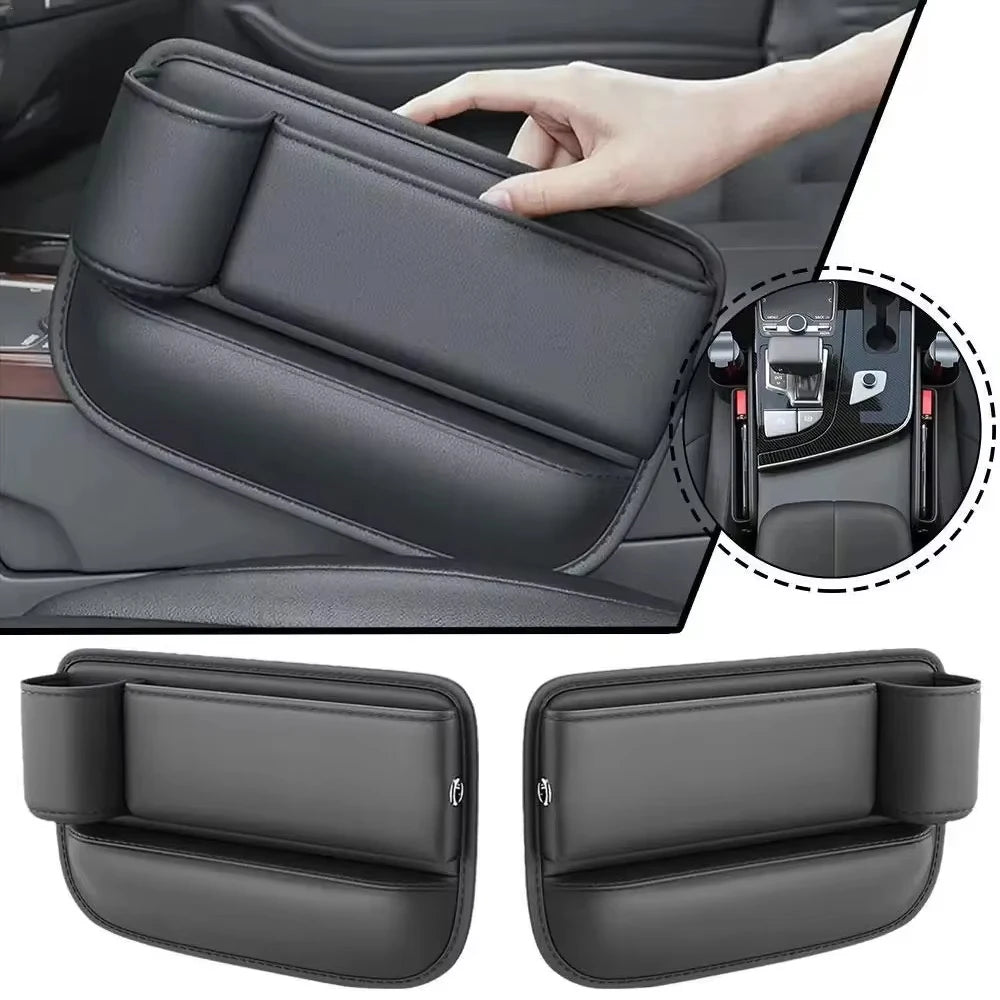 Auto Sitzspalt-Organizer mit Becherhalter – SwissGlanzGarage Ansicht 2