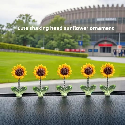 Süsse Sonnenblume Auto-Dekoration – SwissGlanzGarage Ansicht 2