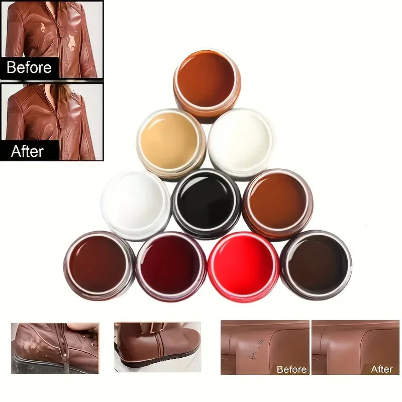 Lederfärbepaste Set - Weiss, Braun, Schwarz – SwissGlanzGarage Ansicht 4