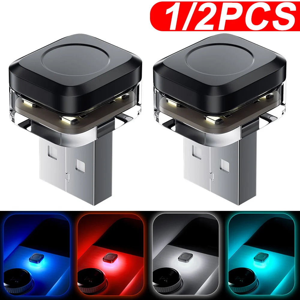 USB LED Ambientebeleuchtung für Auto Innenraum – SwissGlanzGarage Ansicht 2