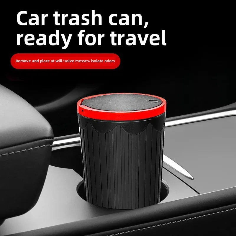 Auto Mülleimer Kann Mini Auto Staub Organizer Auto Innen Müll Tasche