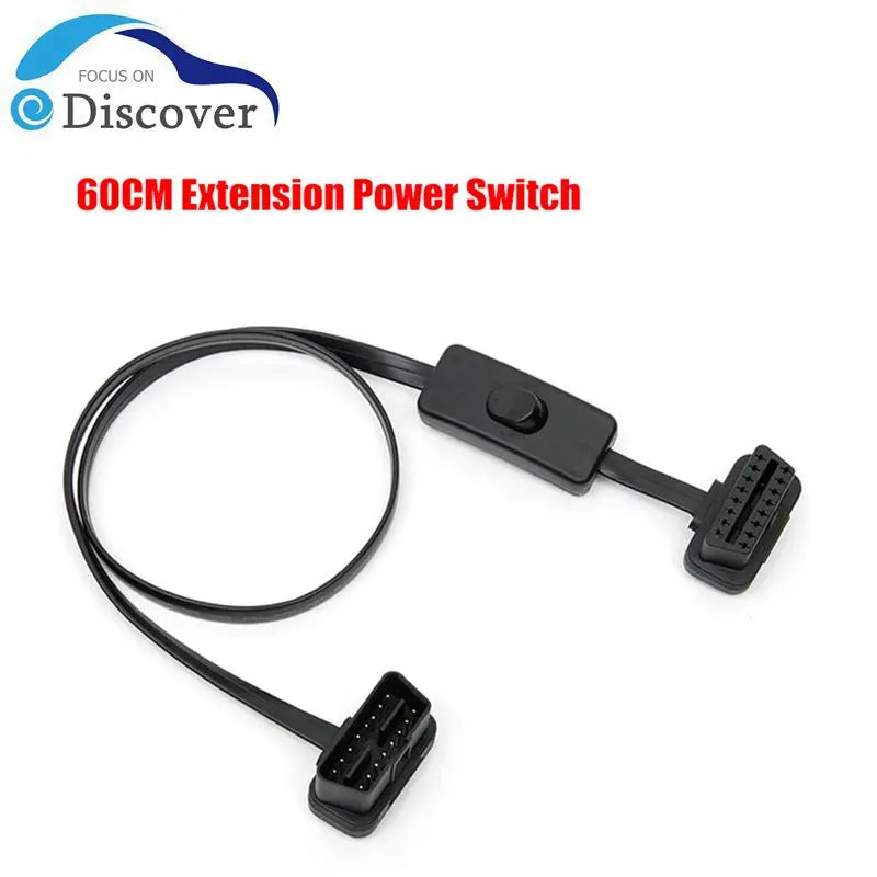 60CM OBD2 16 Pin Verlängerungskabel – SwissGlanzGarage Ansicht 2