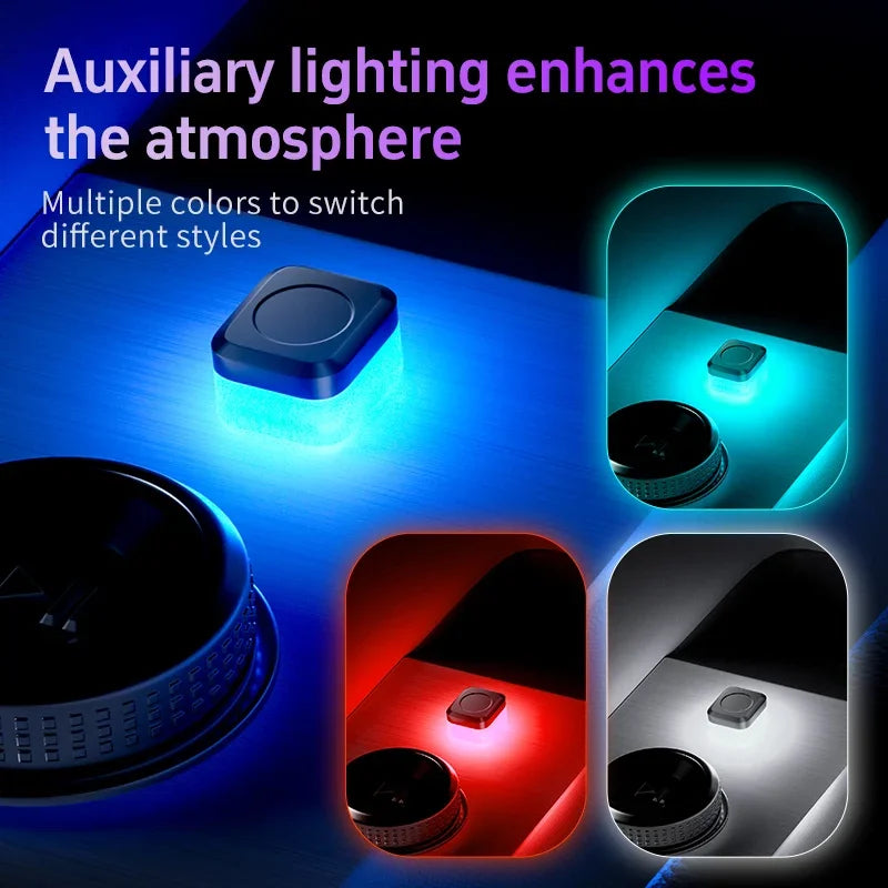Neue USB Auto Innen Umgebungs Atmosphäre Licht LED Signal Lichter