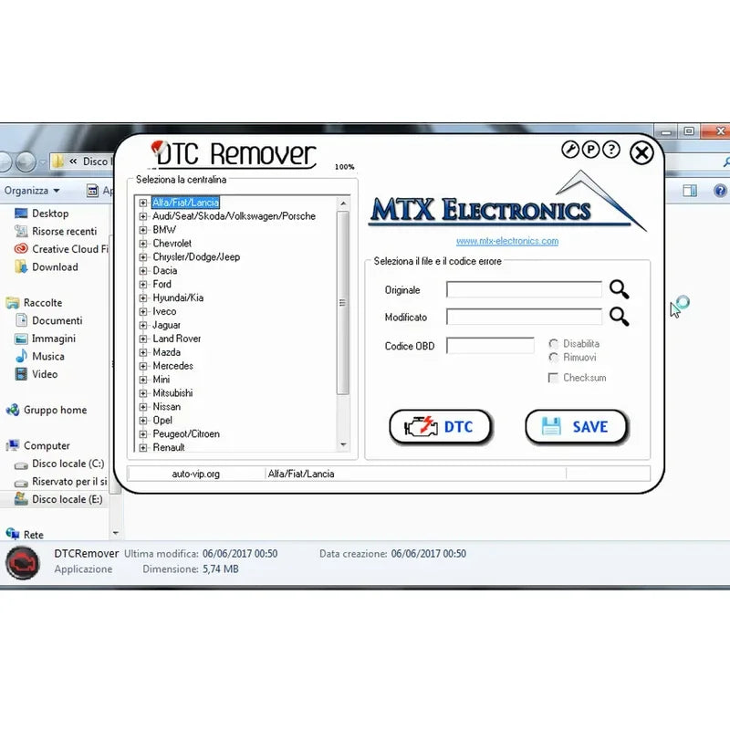 DTC Entferner Software MTX 1.8.5.0 – SwissGlanzGarage Ansicht 3