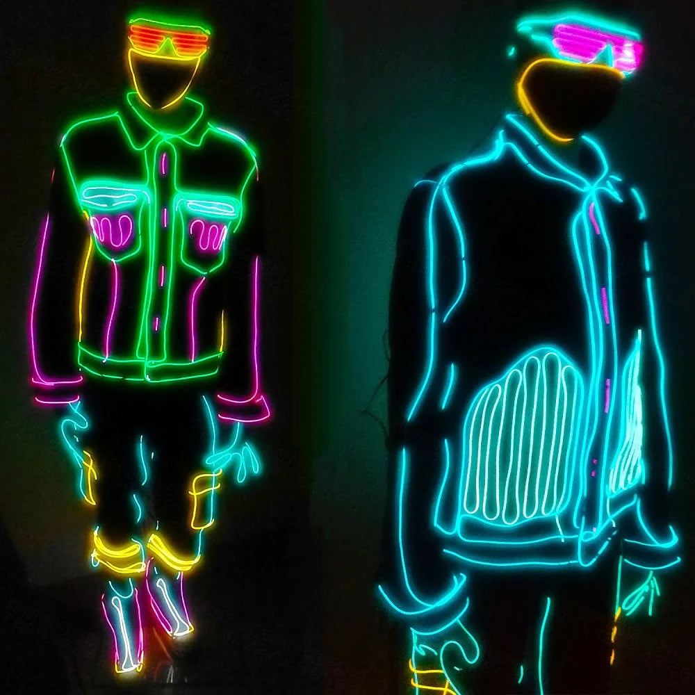 Neon Glow EL Draht 10m 5V 12V – SwissGlanzGarage Ansicht 3