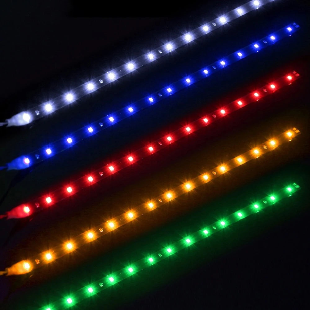 Auto LED Streifen Licht 30cm Innendekoration Umgebungs licht Motorrad
