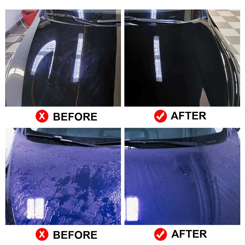 Auto Nano-Keramikbeschichtung Autowachs Nano-Lackschutz Hydrophobe Schutzbeschichtung Auto-Detailing-Set für Glanz Au...