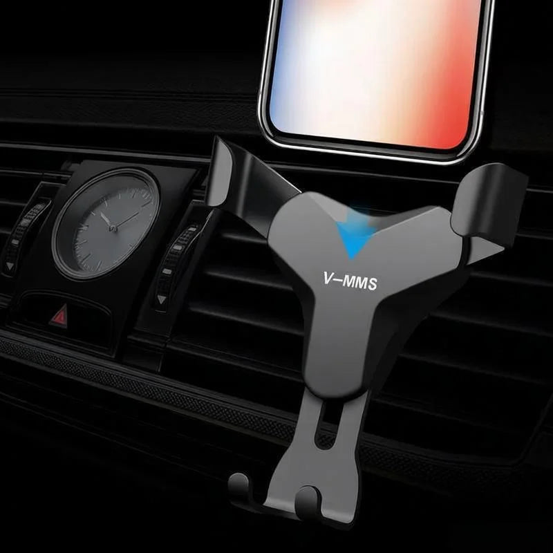🔝 Auto-Lüftungsschlitz-Handyhalterung mit Schwerkraftbefestigung, Ohne Magnet, Automatische Verriegelung, Rutschfeste...