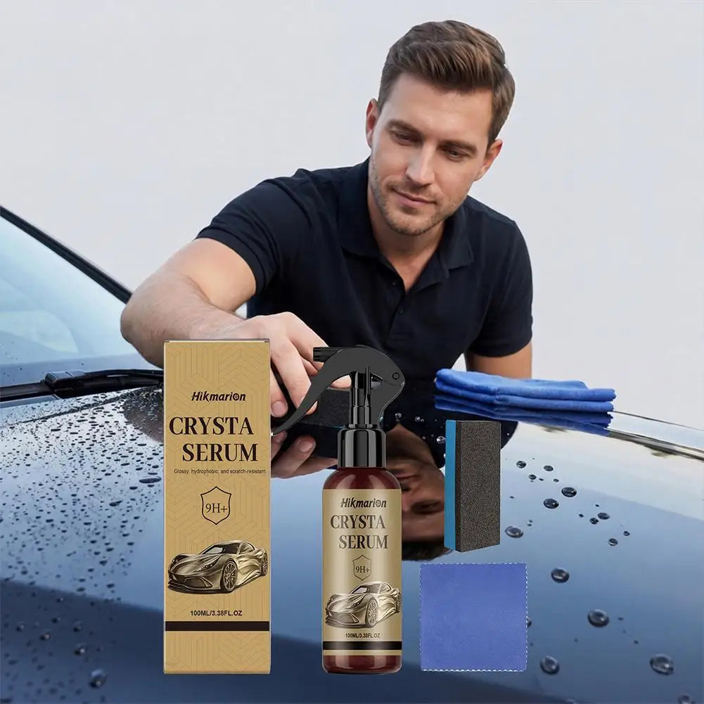9H+ Auto-Keramikbeschichtung, 100 ml, flüssiges Nanokristall-Serum, Polierwachs,