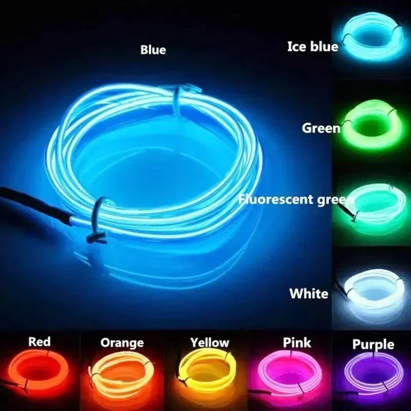 RGB Auto-Innenraum LED-Lichtstreifen Ambiente Neon Unsichtbares Licht