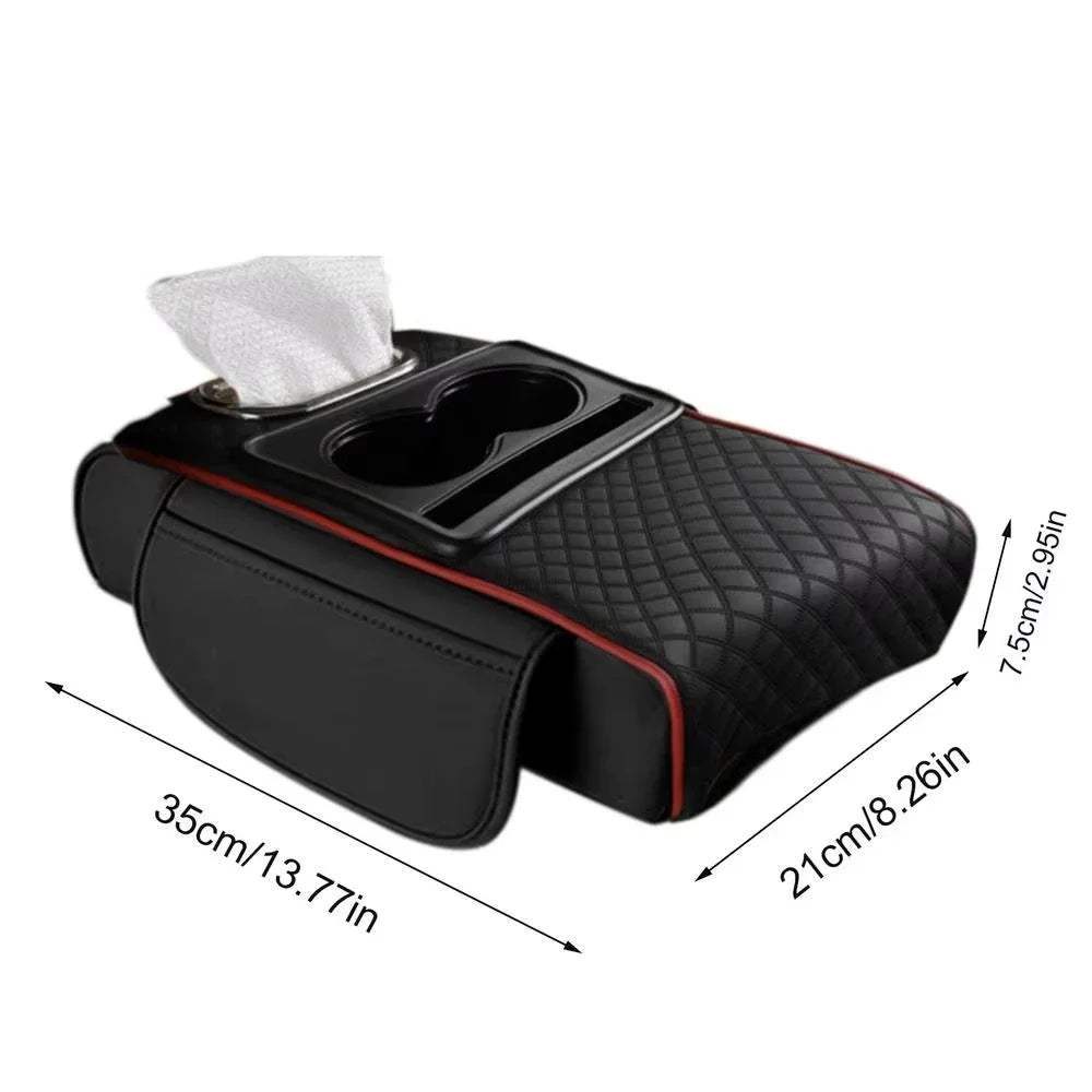 Auto Armlehne Lagerung Box Auto Center Konsole Organizer Mit Tasse