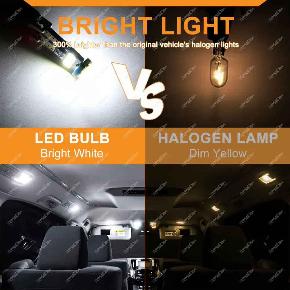 T10 W5W LED CANBUS Birne 6500K Weiss – SwissGlanzGarage Ansicht 4