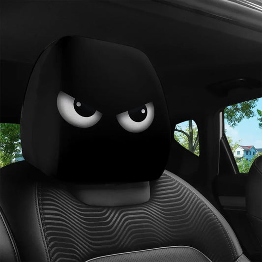 Lustige Auto-Sitzbezüge mit Augen, elastischer Schutz – SwissGlanzGarage Ansicht 3
