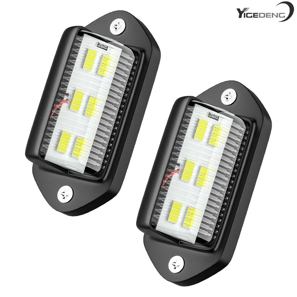 Weisse LED Kennzeichenbeleuchtung 12V 24V DC – SwissGlanzGarage Ansicht 2