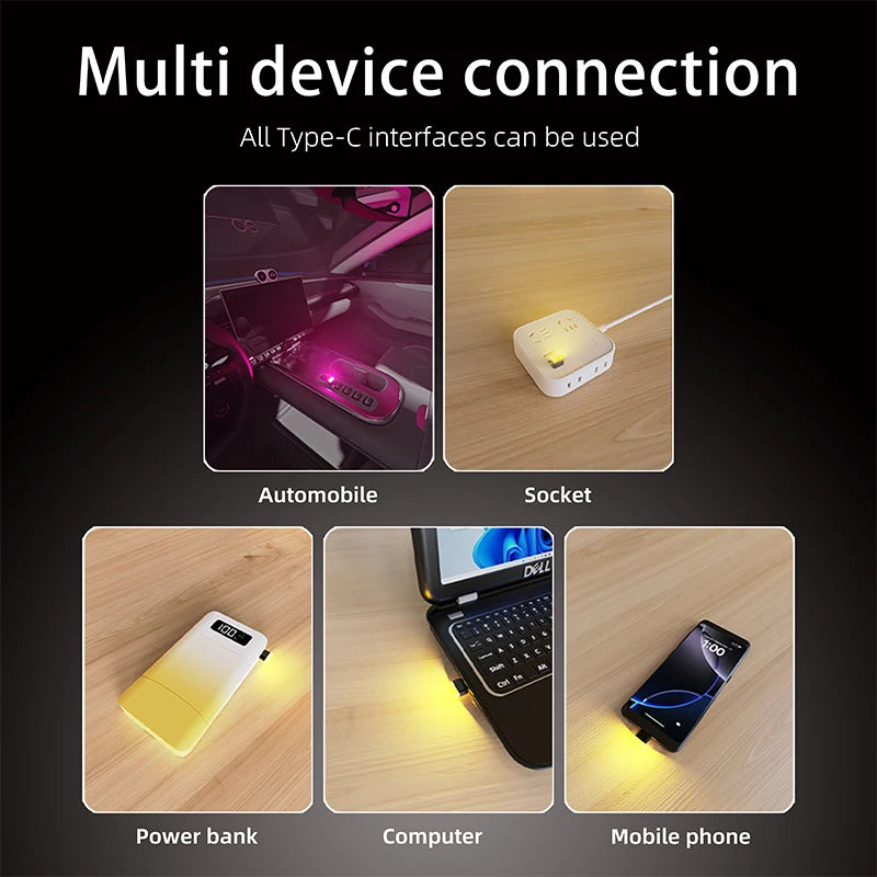 Mini Type-C LED Ambient Beleuchtung – SwissGlanzGarage Ansicht 6