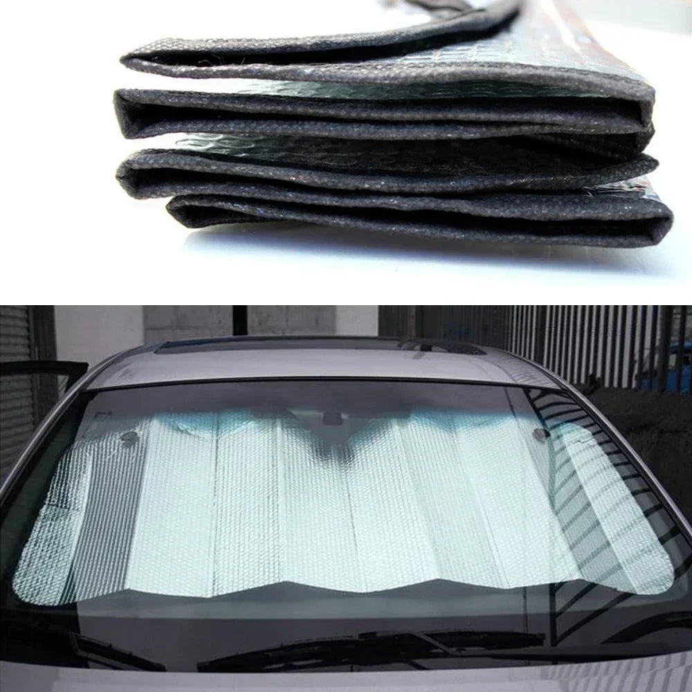 Auto-Sonnenschutzfolie Windschutzscheiben-Visier Auto-Windschutzscheiben-Schutz Zubehör Auto-Sonnenschutz 140 cm x 70...