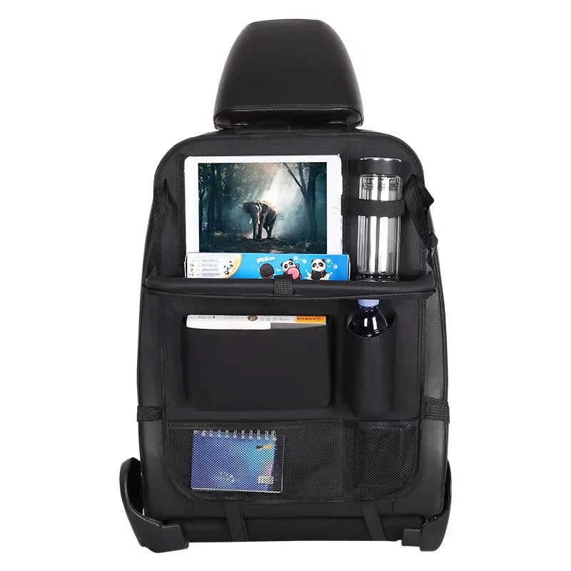 Faltbarer Autositze-Organizer mit Tablett