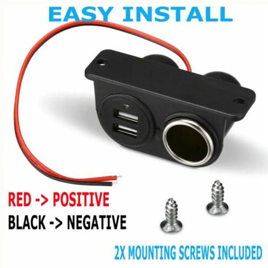 Dual USB Ports Adapter 5V 3.1A – SwissGlanzGarage Ansicht 2