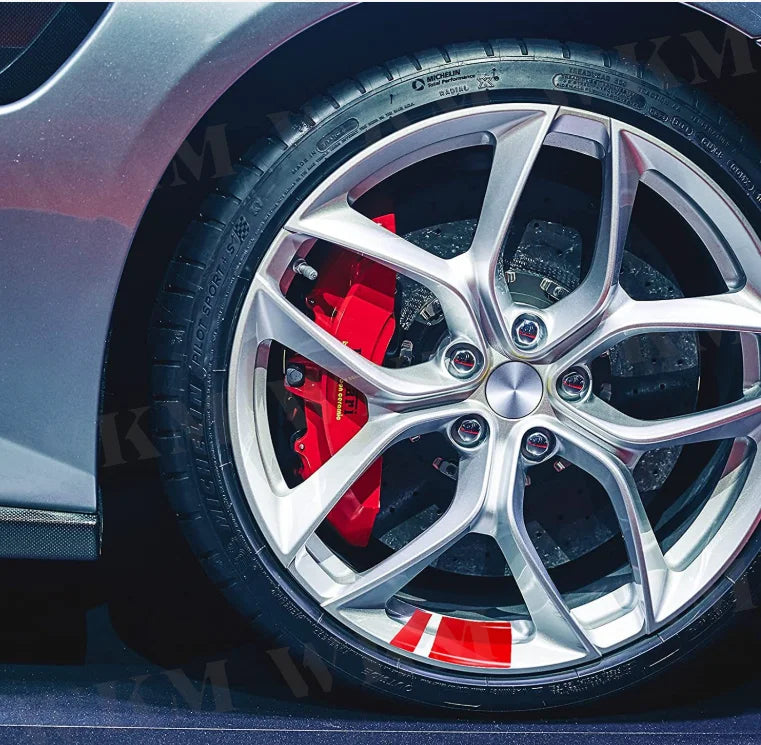 Felgen-Hub Aufkleber Set – SwissGlanzGarage Ansicht 4