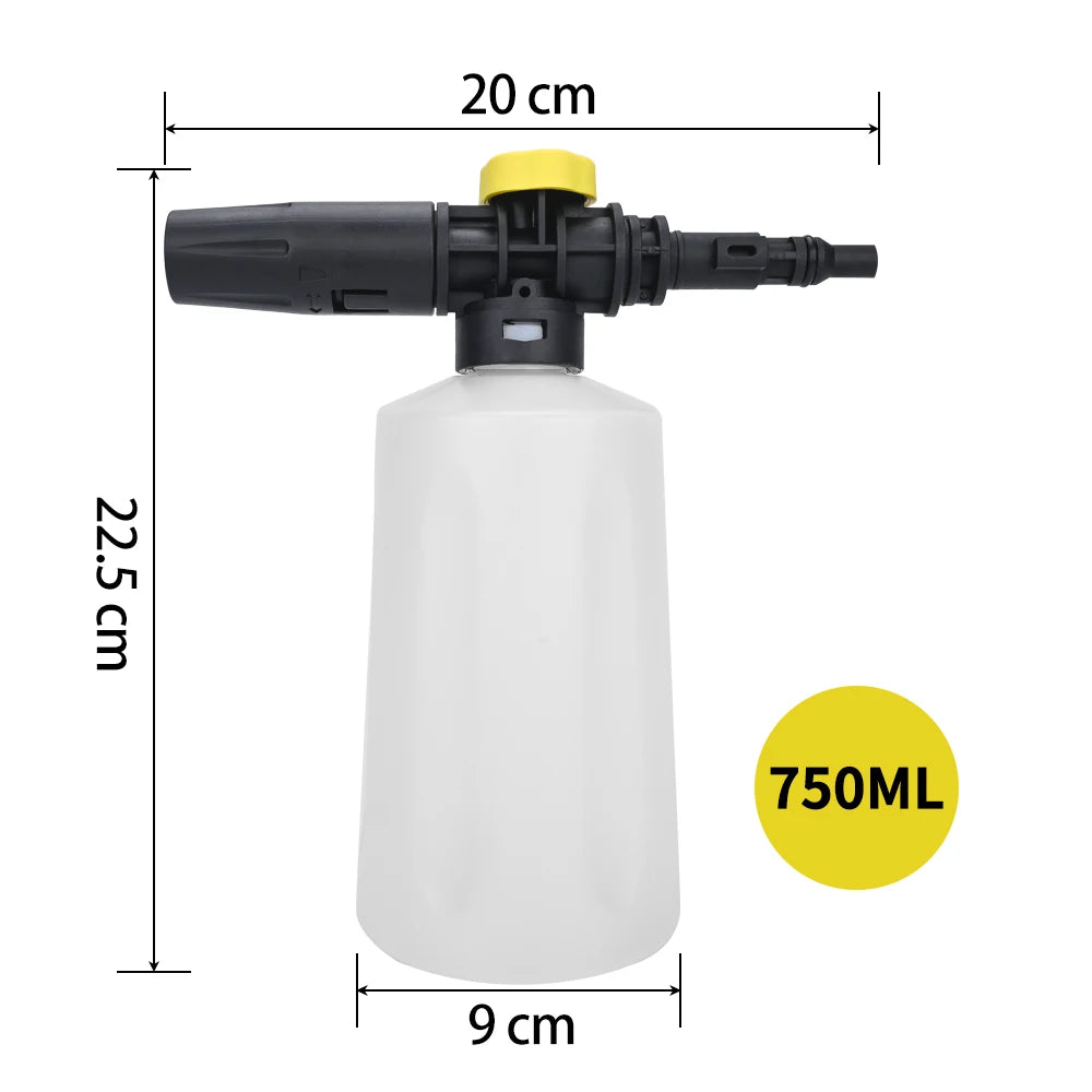 Hochdruckreiniger Schneeschaumlansch Schaumpistole Schaumdüse Autarseife Schaumwaschmittel für Lavor Vax Champion Den...