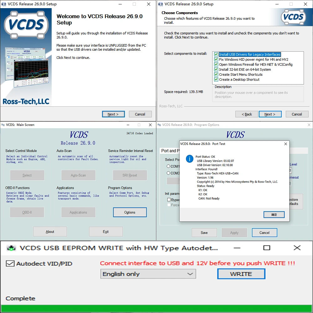 VAG-COM OBD2 Scanner HEX V2 USB – SwissGlanzGarage Ansicht 3