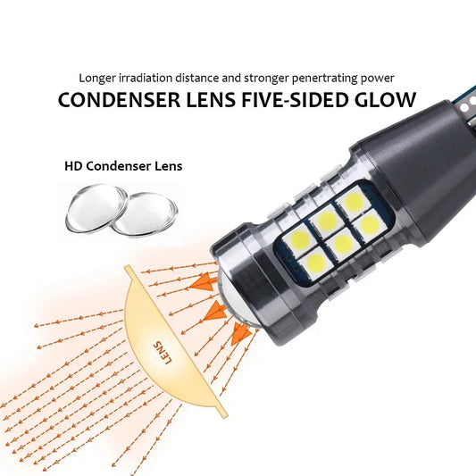 W16W T15 921 LED Birne 3030S – SwissGlanzGarage Ansicht 2