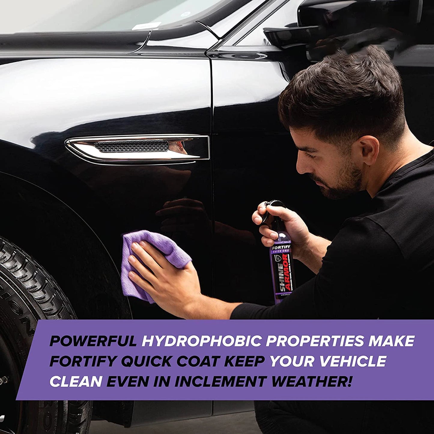 Autowaschspray und Keramikbeschichtung für Autos – 3-in-1 wasserlose Autowäsche und Detail für Hochglanz-Deckel, schü...