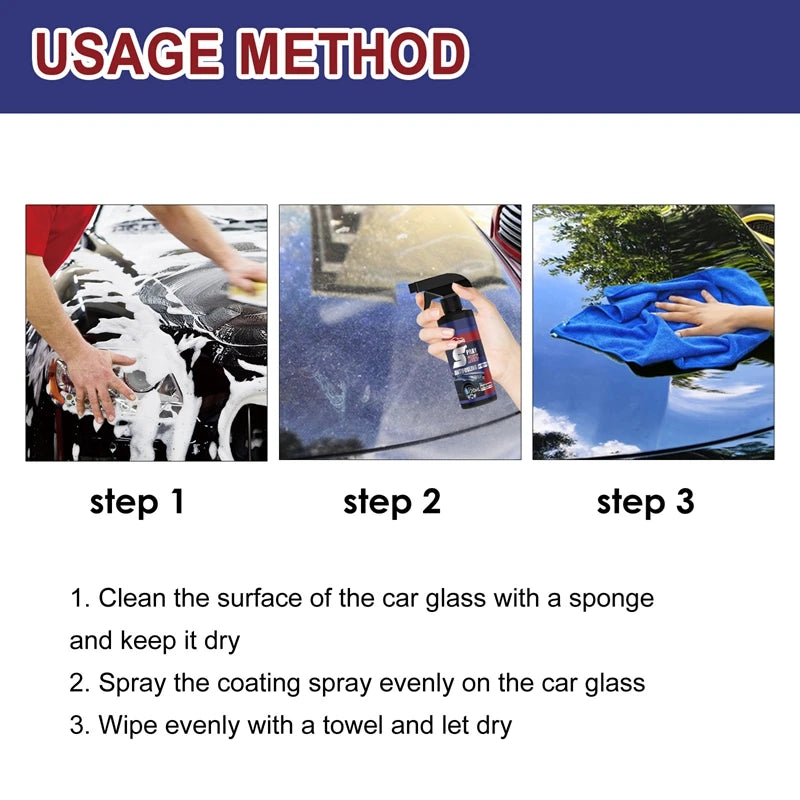 3-in-1 Keramikbeschichtungsspray für Autos, Schutzbeschichtung, Autolackreparatur, Kratzerentferner, Politur, Lackrei...
