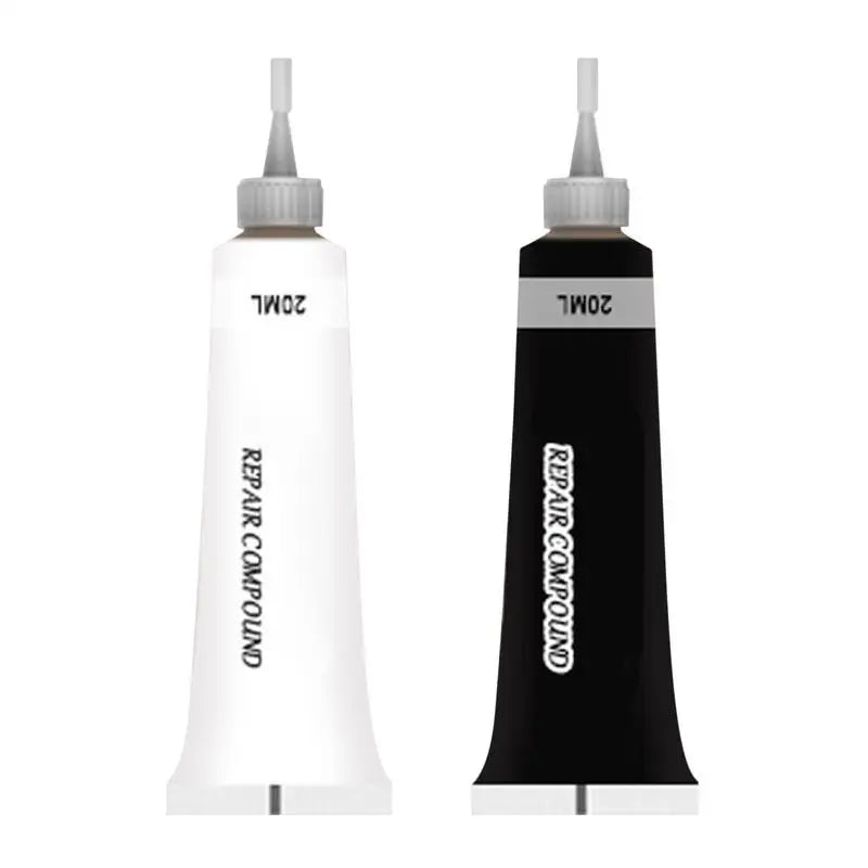 Schwarz/Weiß 20 ml Leder-Finish Auto-Leder-Reparaturgel Autositz