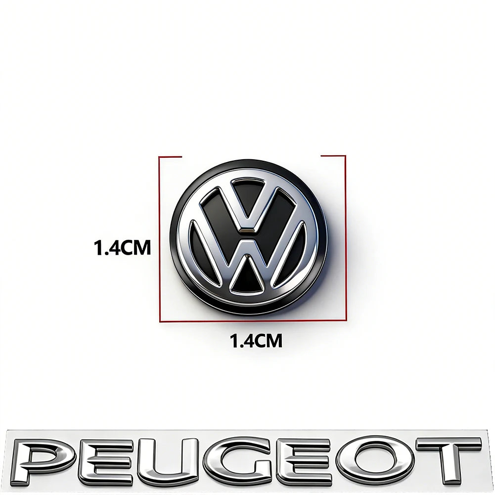 Aluminium-Logo-Aufkleber Set 5/14mm – SwissGlanzGarage Ansicht 6