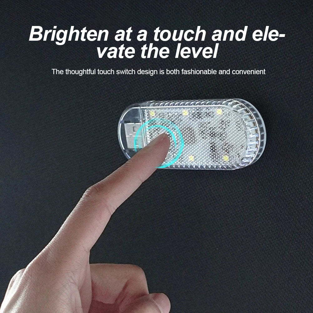 LED Mini USB Touch Auto Innenraumlampe – SwissGlanzGarage Ansicht 2
