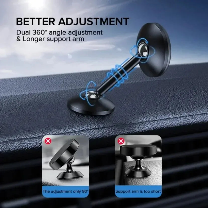 360 ° Drehen Auto Magnetische Telefon Halter Stehen Dashboard Smartphone Halterung Für Magsafe iPhone 17 ~ 12 Samsung...