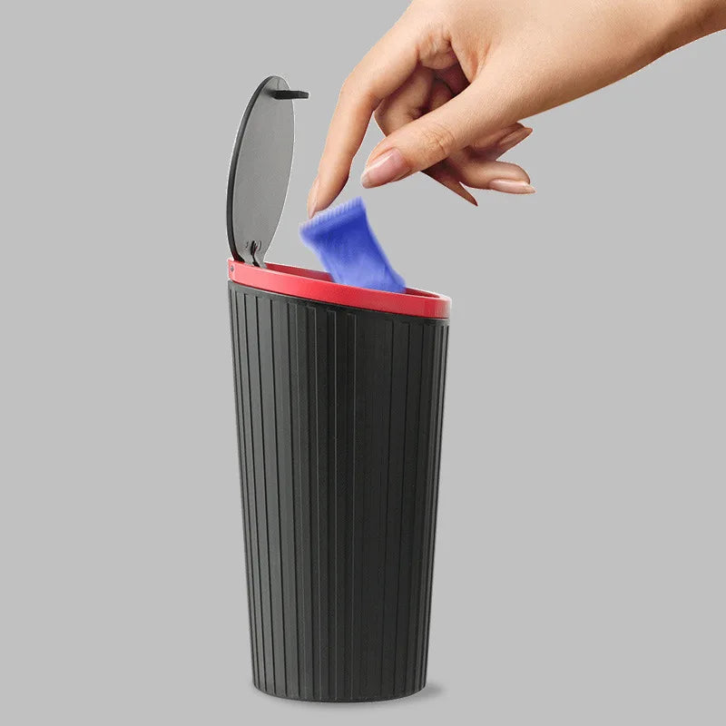 Auto Mülleimer Kann Mini Auto Staub Organizer Auto Innen Müll Tasche