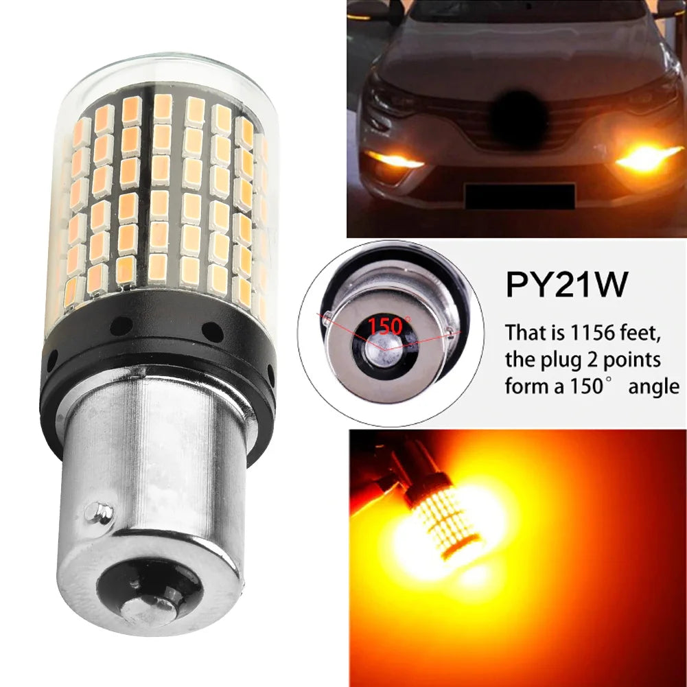 BAU15S 7507 Blinker LED Birne PY21W 5009 – SwissGlanzGarage Ansicht 2