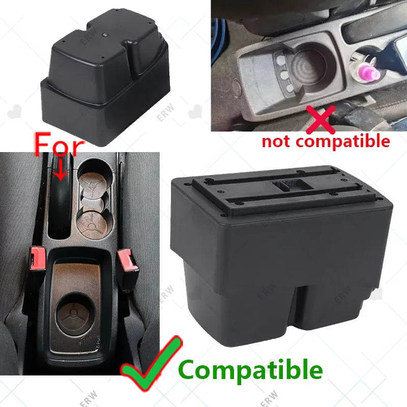 Armlehnenbox für Ford Fiesta MK7 2009-2020 – SwissGlanzGarage Ansicht 4