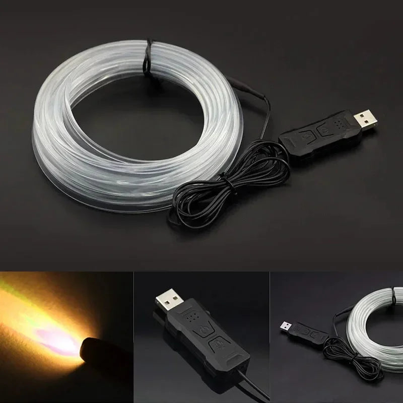 RGB Ambient LED Lichtstreifen 1-5M USB – SwissGlanzGarage Ansicht 4