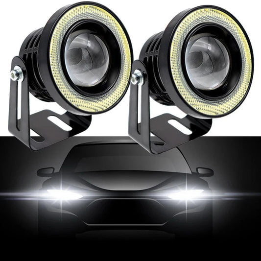 2.5 Zoll Angel Eyes Halo Ring 12V Auto LED – SwissGlanzGarage Ansicht 2