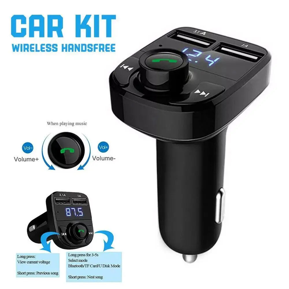 Bluetooth FM Transmitter Auto Freisprecheinrichtung – SwissGlanzGarage Ansicht 5