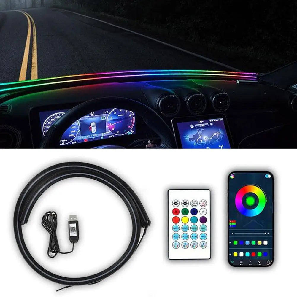 Auto Innen Dekorative Lampen Streifen RGB Auto Innen Umgebungs LED