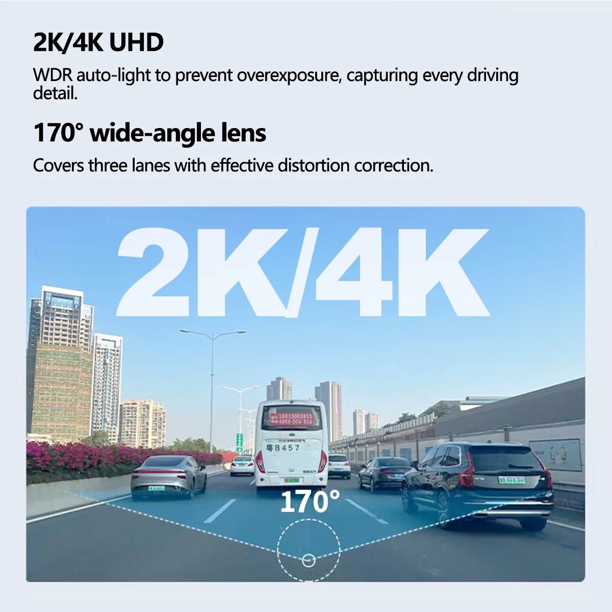 Dashcam 4K WiFi mit 24H Parküberwachung – SwissGlanzGarage Ansicht 3