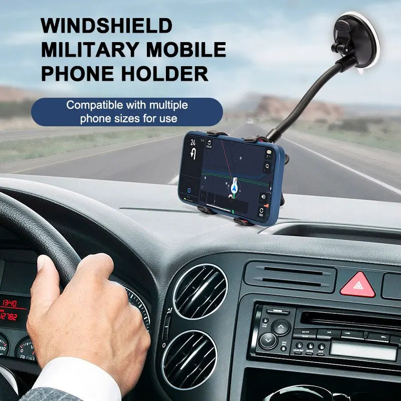 Auto-Handy-Halterung, universell, um 360° drehbar, Armaturenbrett, Saugnapfhalterung, GPS-Windschutzscheibenständer, ...
