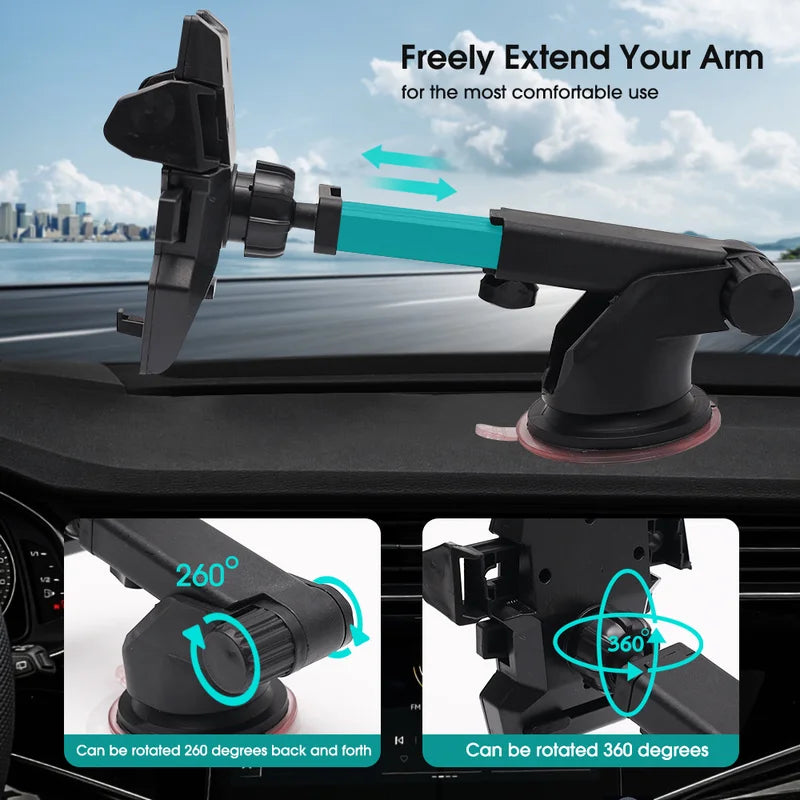 Auto Telefon Halter Dashboard Saugnapf Halterung Windschutzscheibe Stehen 360 Rotation Auto Smartphone Sucker Ständer...