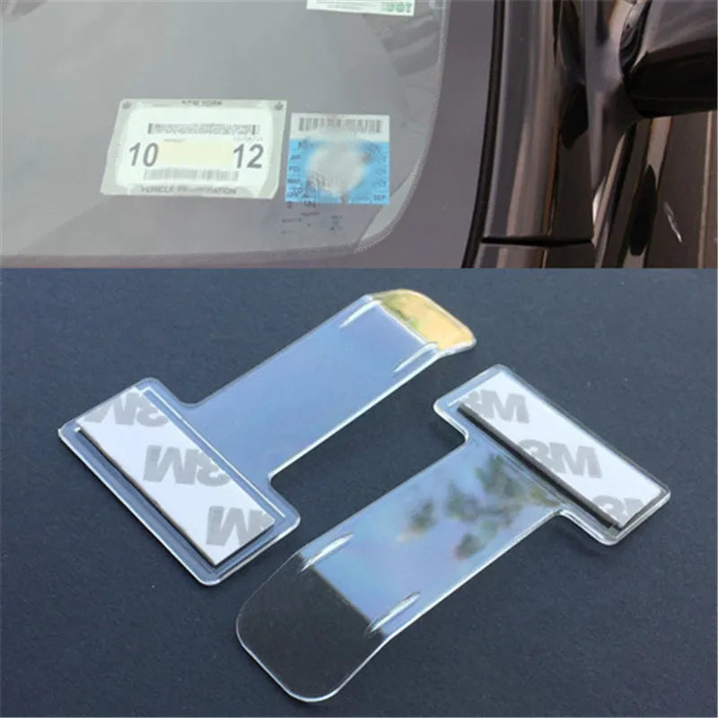 Parkticket-Halter mit 3M-Kleber – für die Frontscheibe – SwissGlanzGarage Ansicht 5