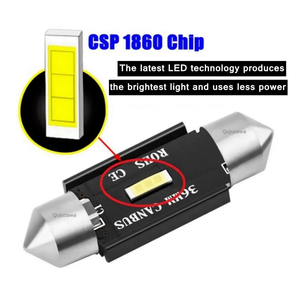 2x C5W LED CSP 1860 Signal Lampe 36mm – SwissGlanzGarage Ansicht 3