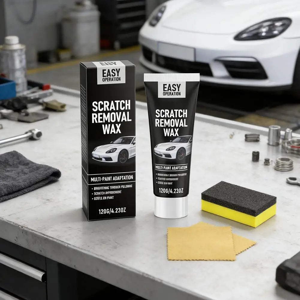 Auto-Kratzerentferner, Lackpflege-Tools, Anti-Kratzer-Wachs, reduziert Kratzer und verleiht Glanz, Schleifpaste für d...